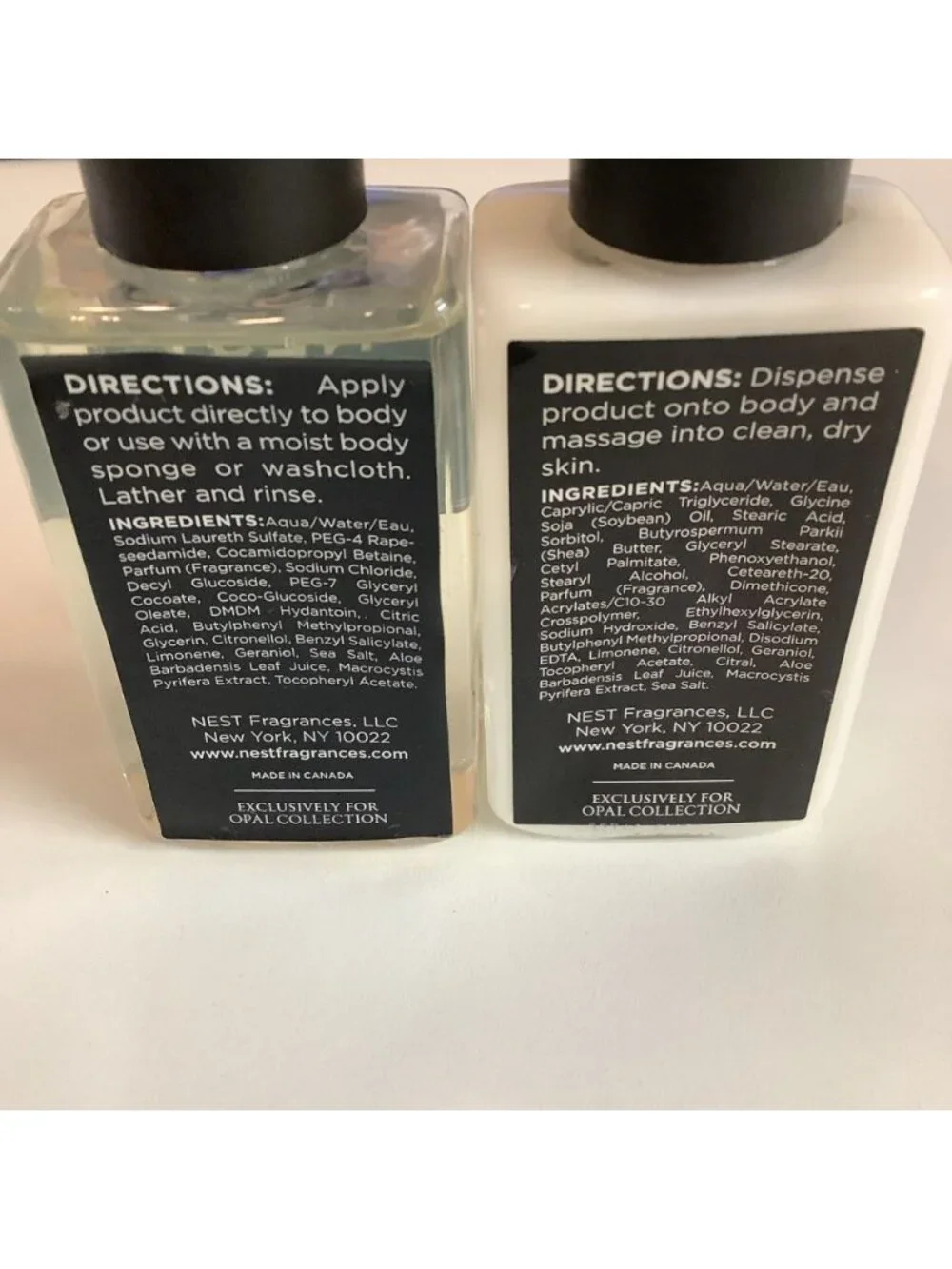 NEST Fragrances NY Ocean Mist & Sea Salt Shampoo & Conditioner 1.35 oz each OPAL